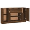 vidaXL Buffets 3 pcs Ch&ecirc;ne marron Bois d'ing&eacute;nierie