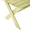vidaXL Table de jardin 170x73x70 cm Bois de pin impr&eacute;gn&eacute;