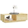 vidaXL Table basse 110x50x33,5 cm bois de sapin massif