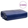vidaXL B&acirc;che bleu 1,5x6 m 650 g/m&sup2;