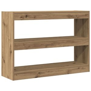 vidaXL Biblioth&egrave;que ch&ecirc;ne artisanal 100 x 30 x 72 cm Bois d'ing&eacute;nierie