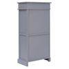 vidaXL Armoire &agrave; chaussures Gris 50 x 28 x 98 cm Bois de Paulownia