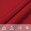 vidaXL Voile de parasol tissu oxford rectangulaire 5x8 m rouge