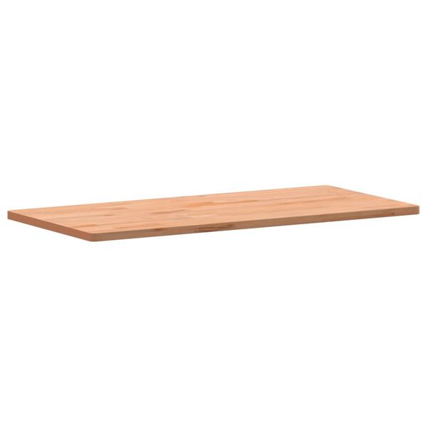 vidaXL Dessus de bureau 115x55x2,5 cm bois massif de h&ecirc;tre