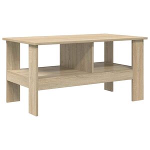 vidaXL Table basse Ch&ecirc;ne Sonoma 90 x 50 x 45 cm Bois d'ing&eacute;nierie