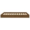 vidaXL Lit pour chien Marron miel 91,5x64x9 cm Bois de pin solide