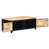vidaXL Table basse 90x50x35 cm Bois solide de manguier