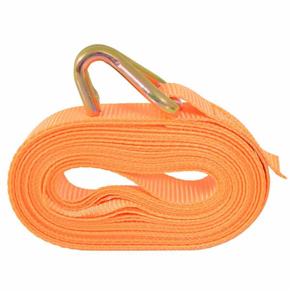 vidaXL Sangle d&rsquo;arrimage &agrave; cliquet 4 pcs 0,4 tonne 6 m x 25 mm Orange