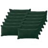 vidaXL Coussin avec oreiller HOUTEN 12 pc Vert fonc&eacute; Fl&oslash;jl