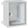vidaXL Armoire de contr&ocirc;le Gris 37 x 16,5 x 35 cm Plastic ABS