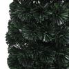 vidaXL Arbre de No&euml;l artificiel mince et support 120 cm fibre optique