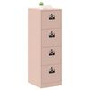 vidaXL Cabinet de Dossier avec tiroir 2 pcs Rose 44 x 50 x 106.5 cm