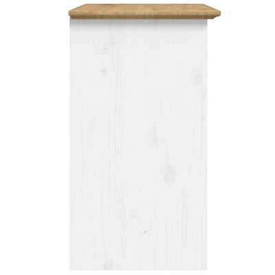 vidaXL Table de chevet BODO marron 53x38,5x67 cm bois de pin massif