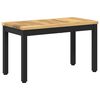 vidaXL Table basse Blanc et noir 60,5 x 30 x 36 cm