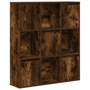 vidaXL Biblioth&egrave;que ch&ecirc;ne fum&eacute; 89x24x101,5 cm bois d'ing&eacute;nierie