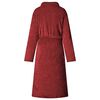 vidaXL Robe de bain sans capuche Rouge Bordeaux l Flanelle
