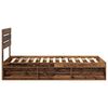 vidaXL Cadre de lit Bois ancien 75 x 190 cm Pin massif