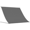 vidaXL Auvent r&eacute;tractable anthracite 250x150 m tissu et acier