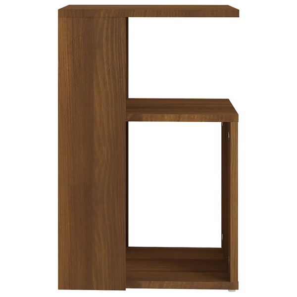 vidaXL Table d'appoint Chêne marron 36x30x56 cm Bois d'ingénierie