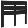 vidaXL Cadre de lit Noir 120 x 190 cm Bois de pin massif