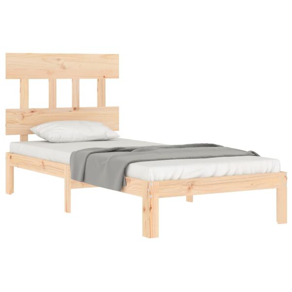 vidaXL Cadre de lit sans matelas 90x200 cm bois de pin massif