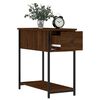 vidaXL Tables de chevet 2pcs ch&ecirc;ne marron 30x60x60cm bois d'ing&eacute;nierie