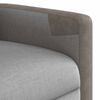 vidaXL Fauteuil inclinable gris nuage tissu