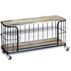 vidaXL Meuble TV 100x40x45 cm Bois de manguier massif