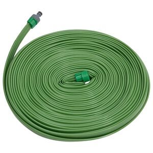 vidaXL Tuyau d'arrosage &agrave; 3 tubes vert 15 m PVC