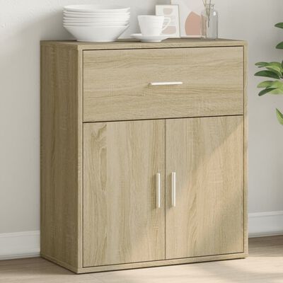 vidaXL Buffet chêne sonoma 60x31x70 cm bois d'ingénierie