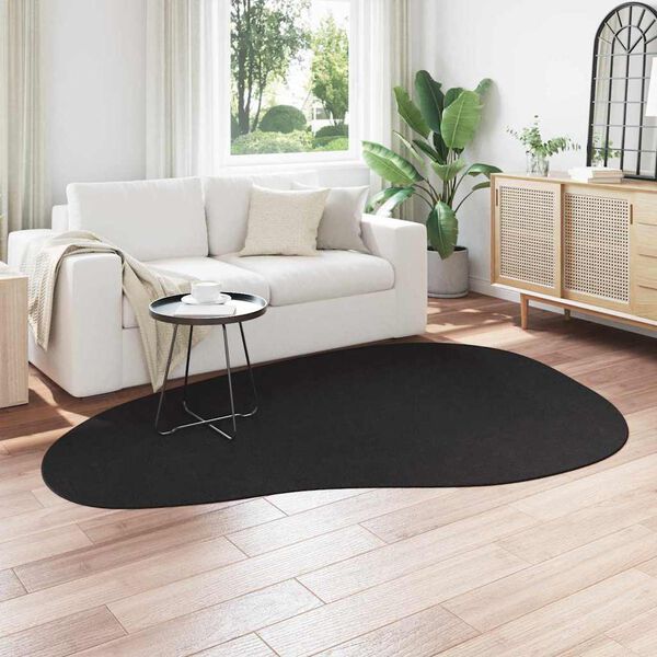 vidaXL Tapis de surface HUARTE Noir 160 x 230 cm Polyester
