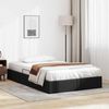 vidaXL Lit de Rangement avec matelas Noir 120 x 200 cm Faux cuir