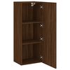 vidaXL Meuble TV mural ch&ecirc;ne marron 40,5x30x102 cm bois d'ing&eacute;nierie
