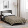 vidaXL Duvet d'hiver Gris clair et anthracite 200 x 140 cm Microfibre