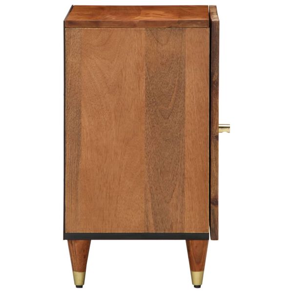 vidaXL Armoire de salle de bain 38x33x58 cm bois massif de manguier