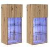 vidaXL Meubles TV muraux 2 pc Ch&ecirc;ne artisanal Bois d'ing&eacute;nierie