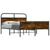 vidaXL Cadre de lit sans matelas 120x200 cm ch&ecirc;ne sonoma