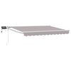 vidaXL Store r&eacute;tractable manuel avec LEDs 3 x 2,5 m