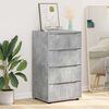 vidaXL Armoires de rangement 2 pcs Gris béton 60 x 48 x 105 cm
