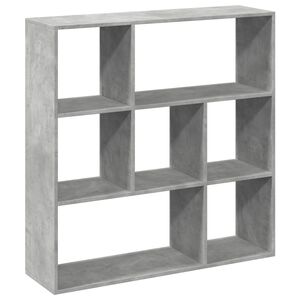 vidaXL &Eacute;tag&egrave;re s&eacute;paratrice de pi&egrave;ce gris b&eacute;ton 102x29x103,5 cm