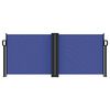 vidaXL Auvent lat&eacute;ral r&eacute;tractable bleu 100x1000 cm