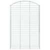 vidaXL Panier de gabions arqu&eacute; 150x50x220/240 cm Fer galvanis&eacute;