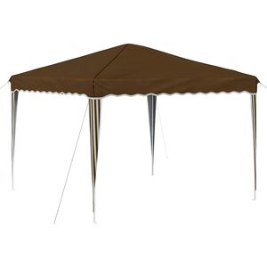 vidaXL Tente de f&ecirc;te pop-up 288 x 288 x 245 cm Taupe Tissu Oxford