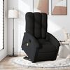 vidaXL Fauteuil de massage inclinable Noir Tissu