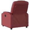 vidaXL Fauteuil de massage inclinable Rouge bordeaux Similicuir