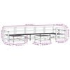 vidaXL Salon de jardin 8 pcs bois massif douglas