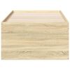 vidaXL Lit de jour avec tiroirs sans matelas chêne sonoma 75x190 cm