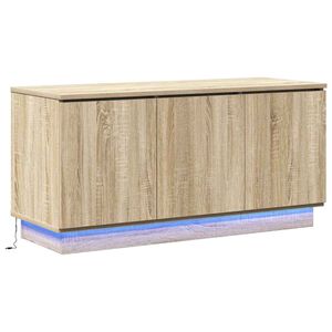 vidaXL Meuble TV 100 x 38 x 49 cm Ch&ecirc;ne Sonoma Bois d'ing&eacute;nierie