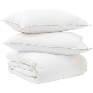 vidaXL Ensemble de couette et oreillers de lit 3 pc 200 x 200 cm Hiver