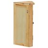 vidaXL Armoire d’angle murale 45x28x60 cm Bois de chêne massif